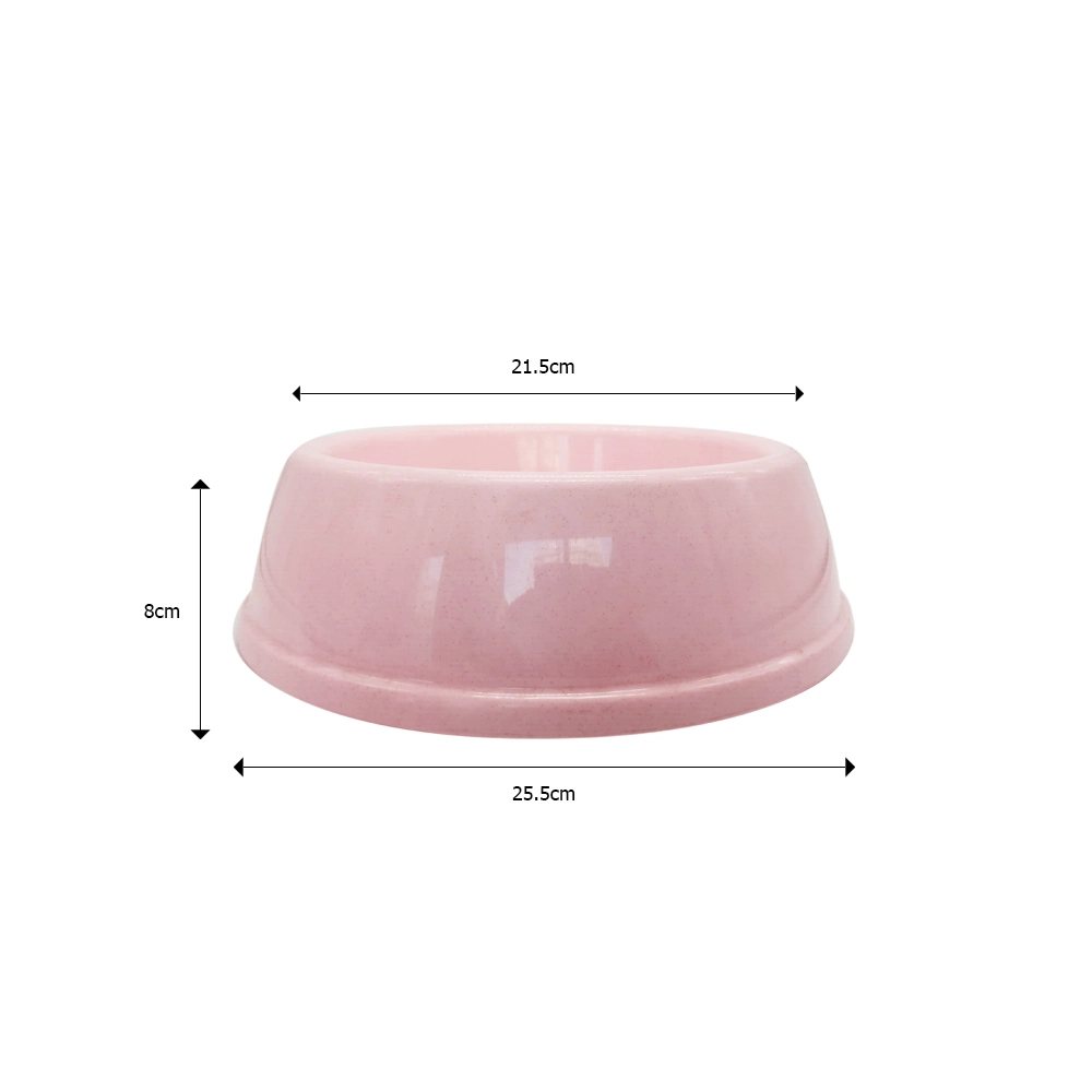 Pet Products Factory Feeder Eating Pet Dog Cat Food Plastic Candy Color Bowl Pet Supply