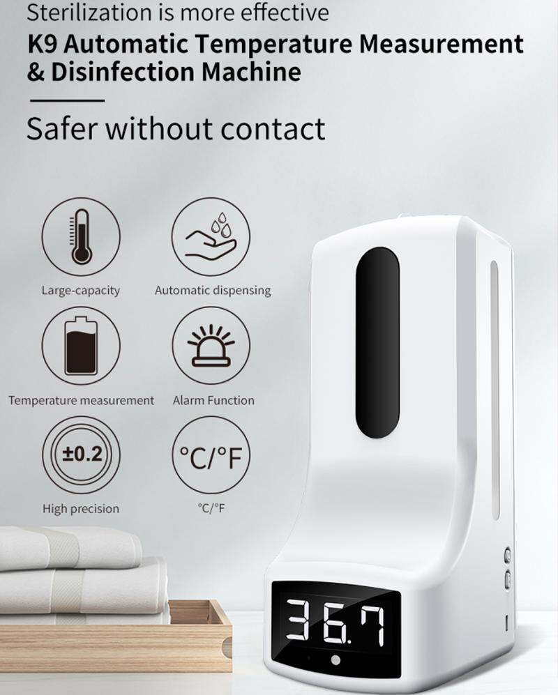 K9 PRO Liquid Dispenser Hand Sanitizer Dispenser Automatic Soap Dispenser