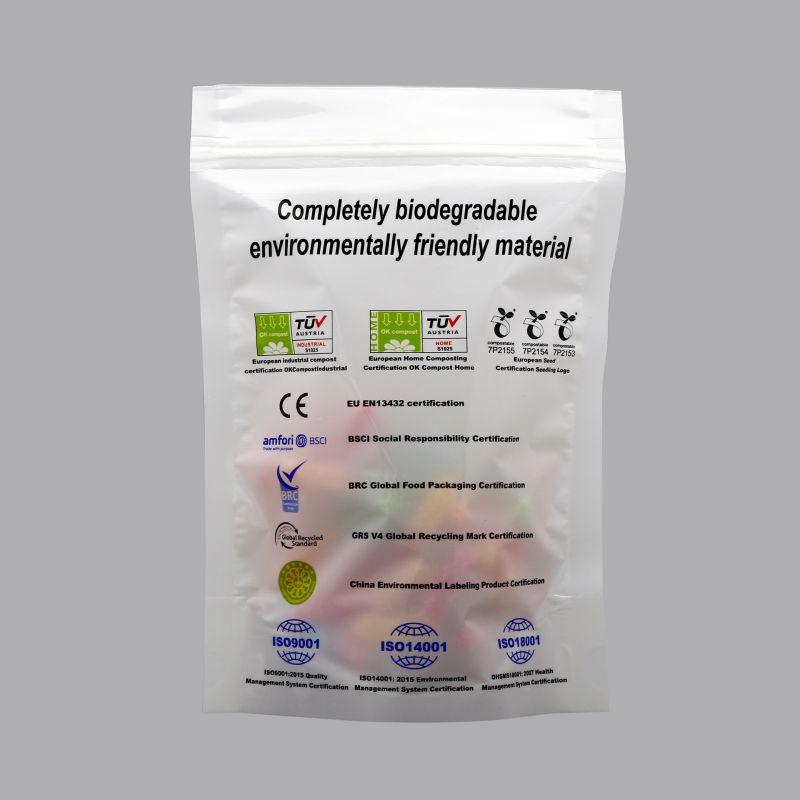 Compostable Food Bag, Eco-Friendly, Environmental Friendly, 100% Biodegradable