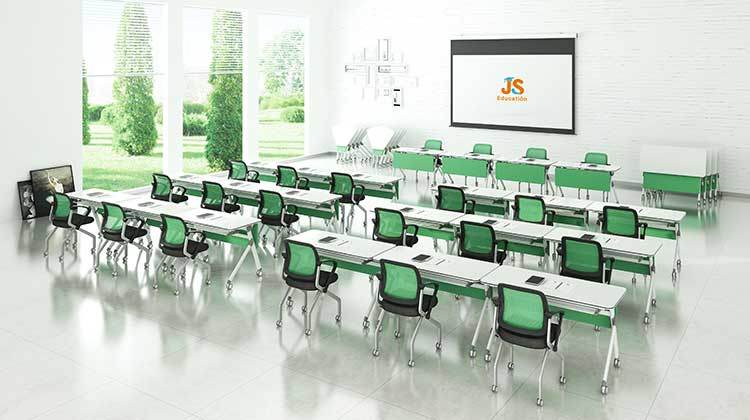 Training Room Used Modern Folding Training Table with Casters