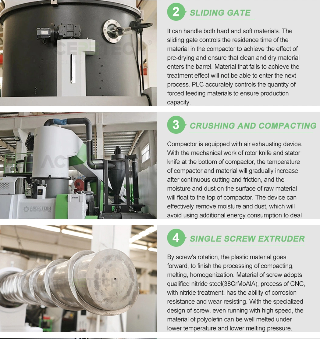 China Products Plastic Pet Bottle Recycling Machine