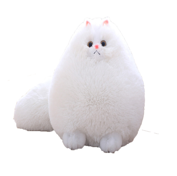 Lovely Ctute Round Soft Plush Neko Toy Stuffed Cat