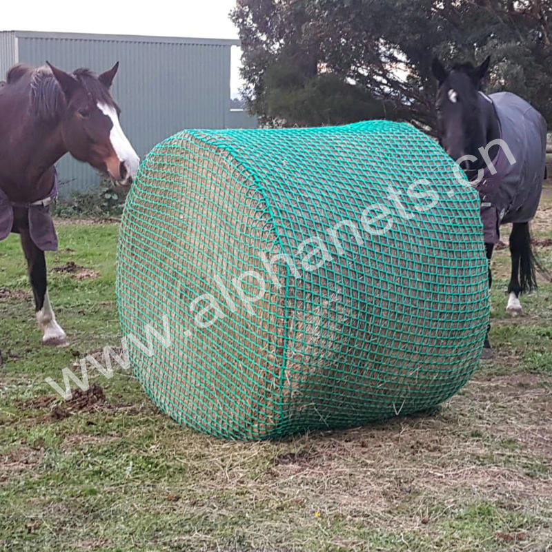 PP Knotless Round Bale Hay Net Horse Hay Net Round Bale