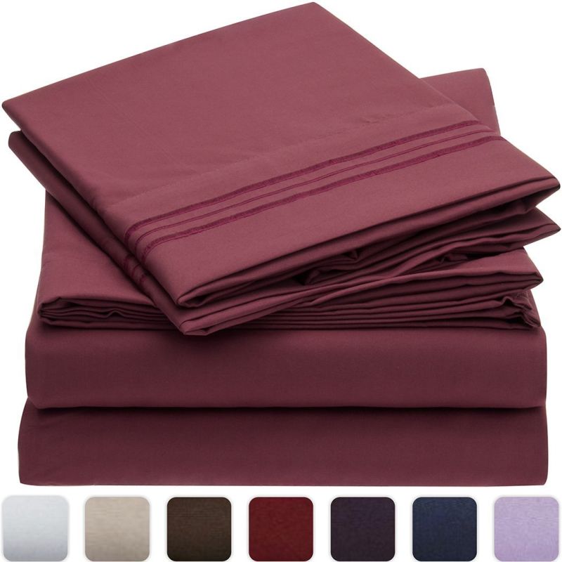 1800 Thread Count Series Microfiber Bed Sheet Set