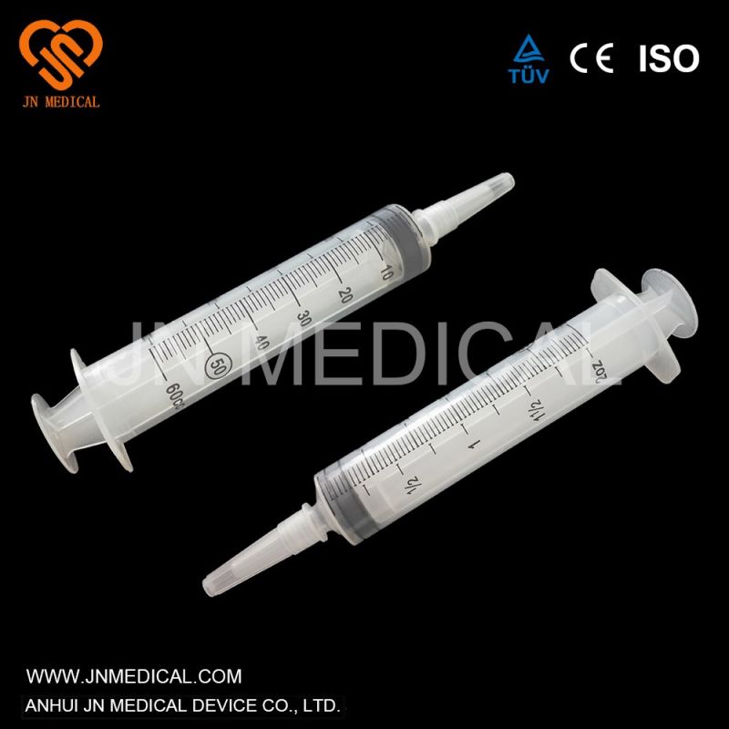 Medical Supplies Large Plastic Syringe Feeding and Irrigation Use