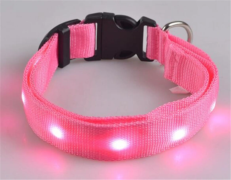 LED Pet Collar with Lights for Pet Safety Pet Product Pet Supply Dog Collar