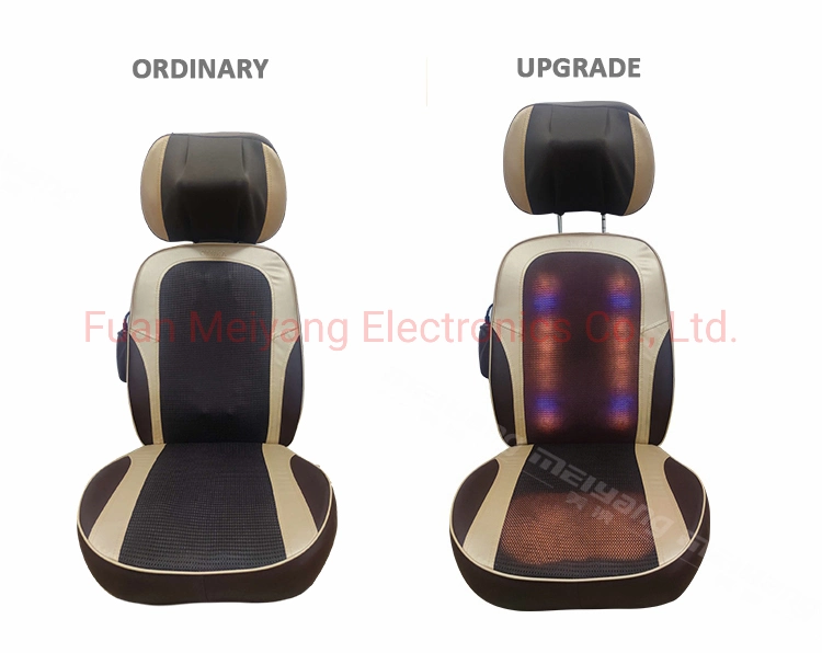 Meiyang Products Heated Seat Cushion Heated Electric Home Neck and Back Car Seat Vibration Massage Cushion