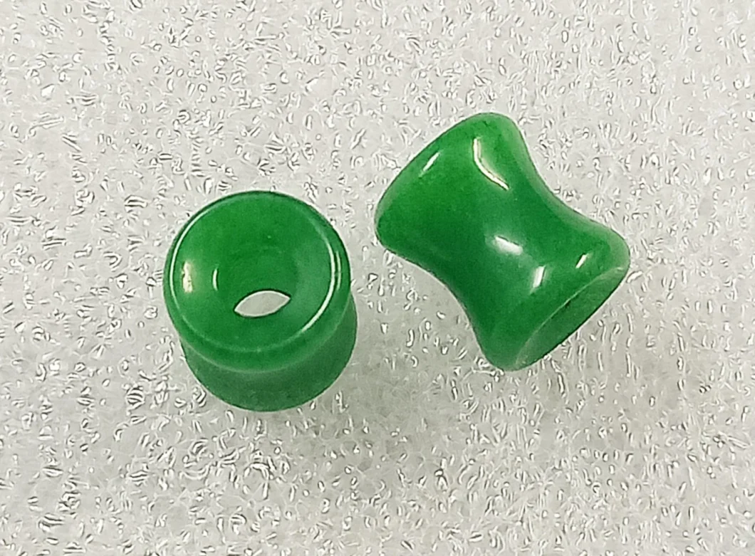 Factory Wholesale Gemstone Ear Plug Natural Stone Tunnels Ear Stretching Expander Piercing Jewelry STP1992