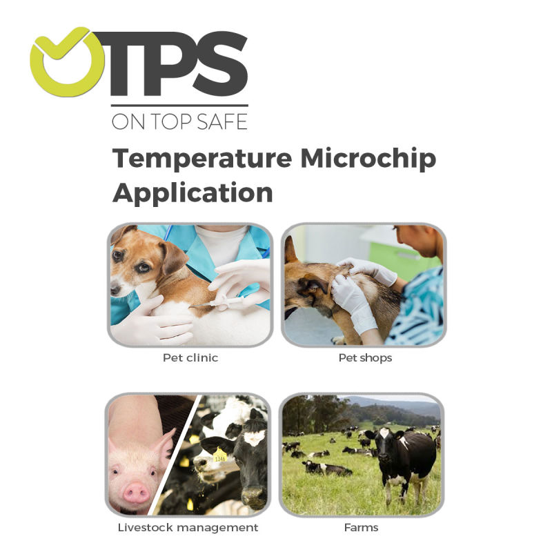 NFC Microchip 125kHz Glass Temperature Microchip RFID Animal for Cat