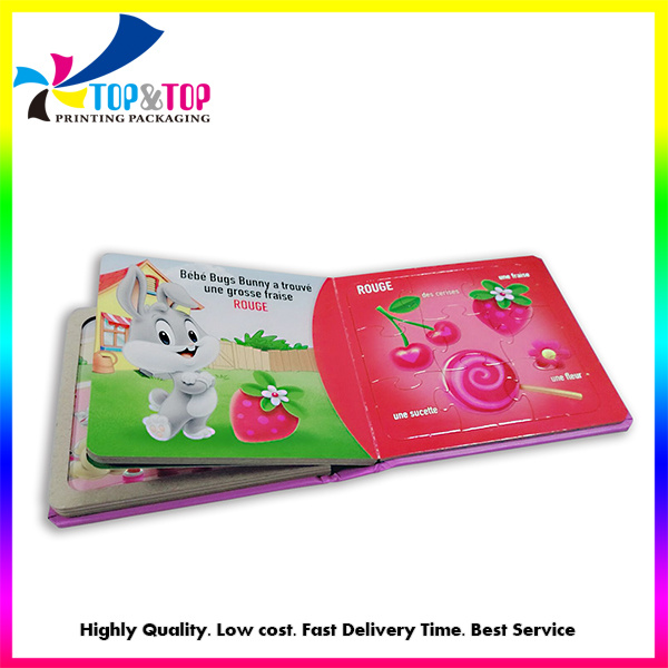 Custom Hide-and-Seek Cardboard Lift The Flap Picture Children Book with Full Color Printing