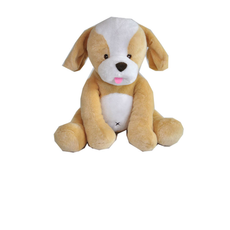 Plush Stuffing Animals Dogs with Different Fabric