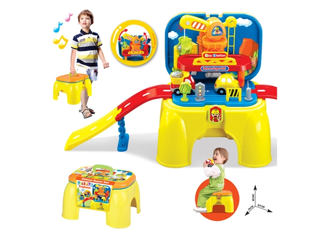 Kids Learning Toys with Music with Accessories Portable Seat Educational Toys Role Playing Game H0535526