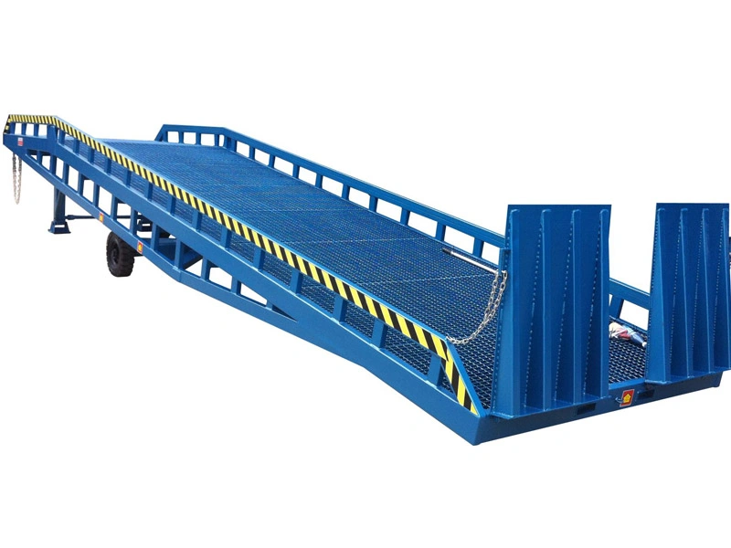 Tuhe 8t Container Dock Ramp Hydraulic Yard Ramp Container Dock Ramp