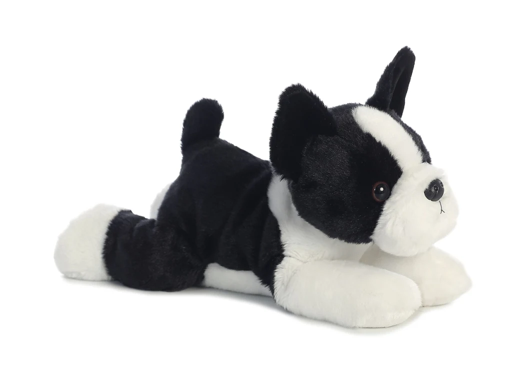 Plush Grey Dog Toy Animal Cushion Wholesale Gifts