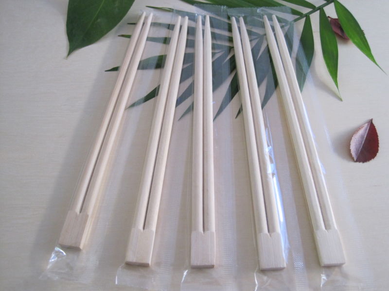 Paper Wrapping Customer Logo Bamboo Chopsticks for Restuarant