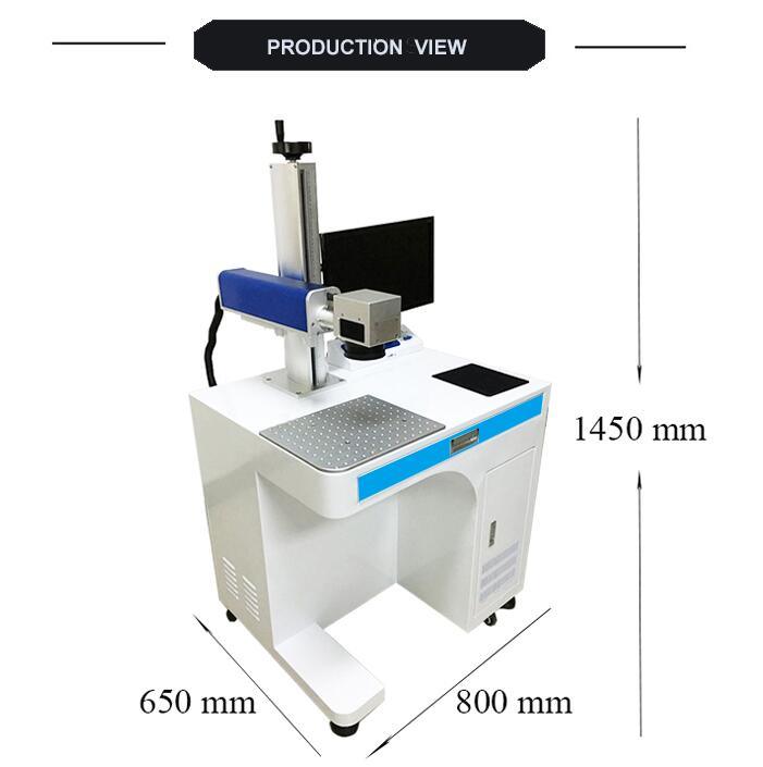 10W 30W Wood Jeans Bottle Glass Engraving Laser Marking Machine