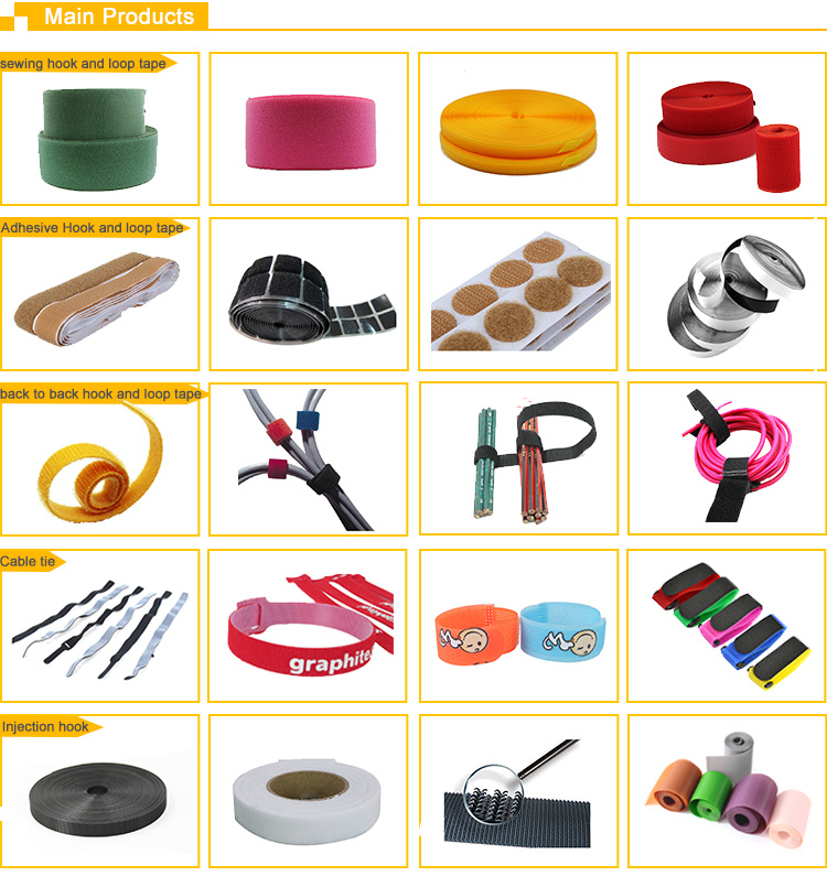 Heat Resistance and Eco-Friendly Adhesive Fastener Tape for Toys/Furnitures/Bedrooms
