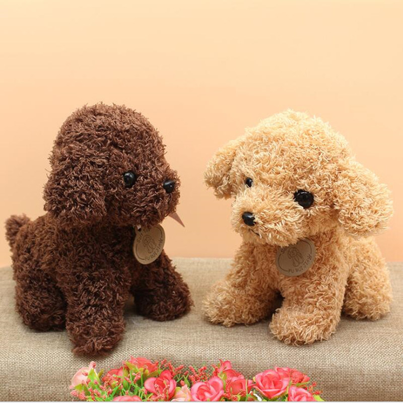 Realistic Plush Dogs Walking Stuffed Animals for Kids