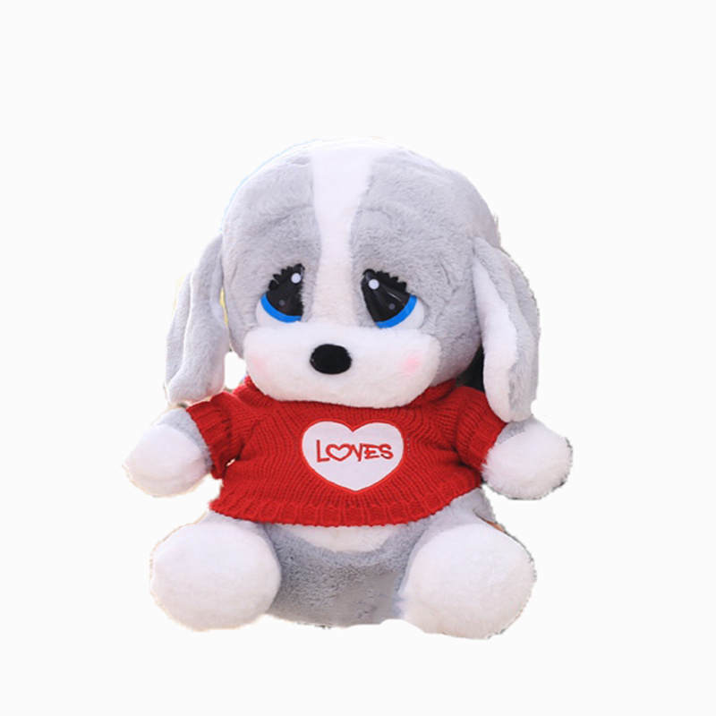 Cute Custom Designed Dogs with Sweater Plush Toys