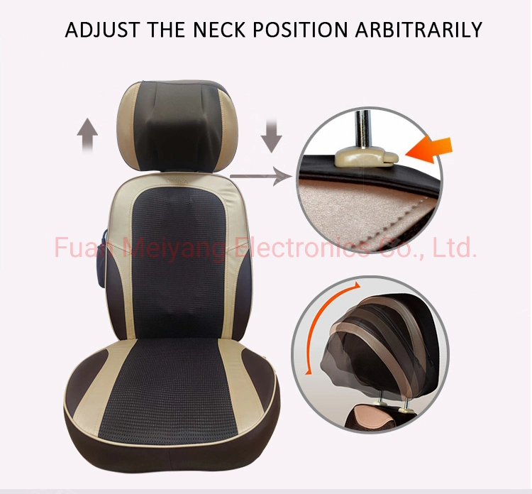 Meiyang Products Heated Seat Cushion Heated Electric Home Neck and Back Car Seat Vibration Massage Cushion