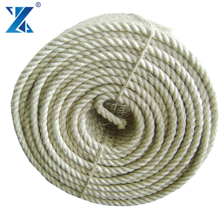 34mm Sisal Twisted Rope Jute Twisted Rope Manila Twisted Rope