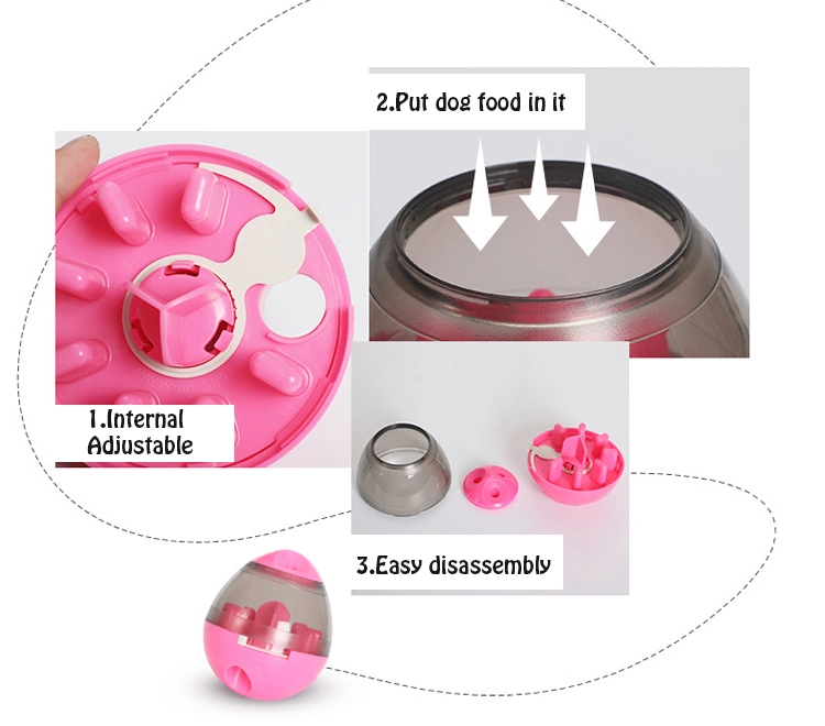 2021 New Feeder Pet Dog Toys Interactive Food Treat Dispensing Leakage Device Durable Pet Toy