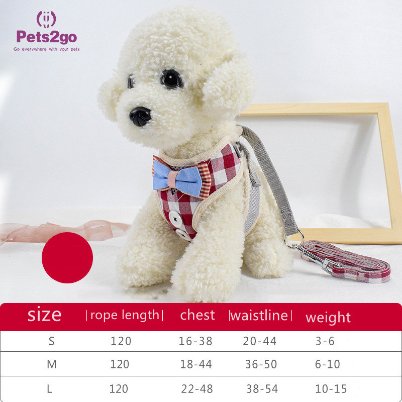Button Traction Chest Strap Mesh Breathable Traction Rope Adjustable Dog Walking Rope Pet Supply Wholesale
