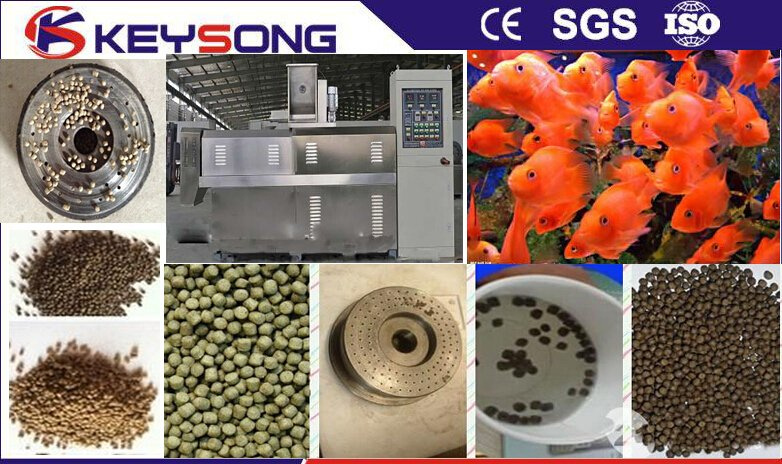 Industrial Pet Dog Floating Fish Food Feed Extruder Machine