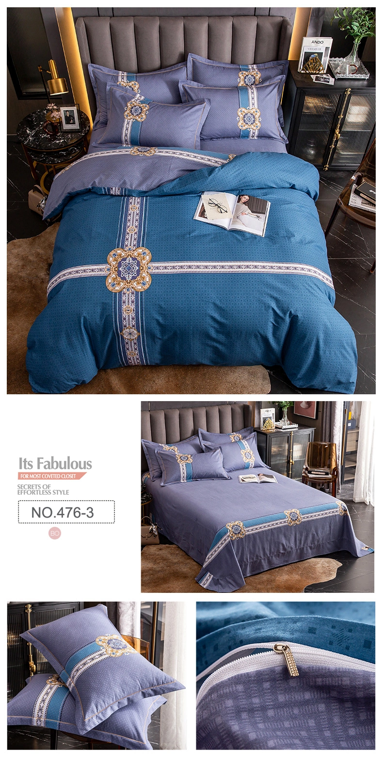 Home Decoration Fashion Style Bed Linen Cotton Brushed Fabric Comfortable for Single Bed Sheet