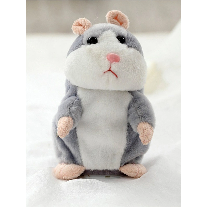 Electronic Mouse Toys Children Gift Plush Interactive Toys Talking Nod Hamster Repeats Toys