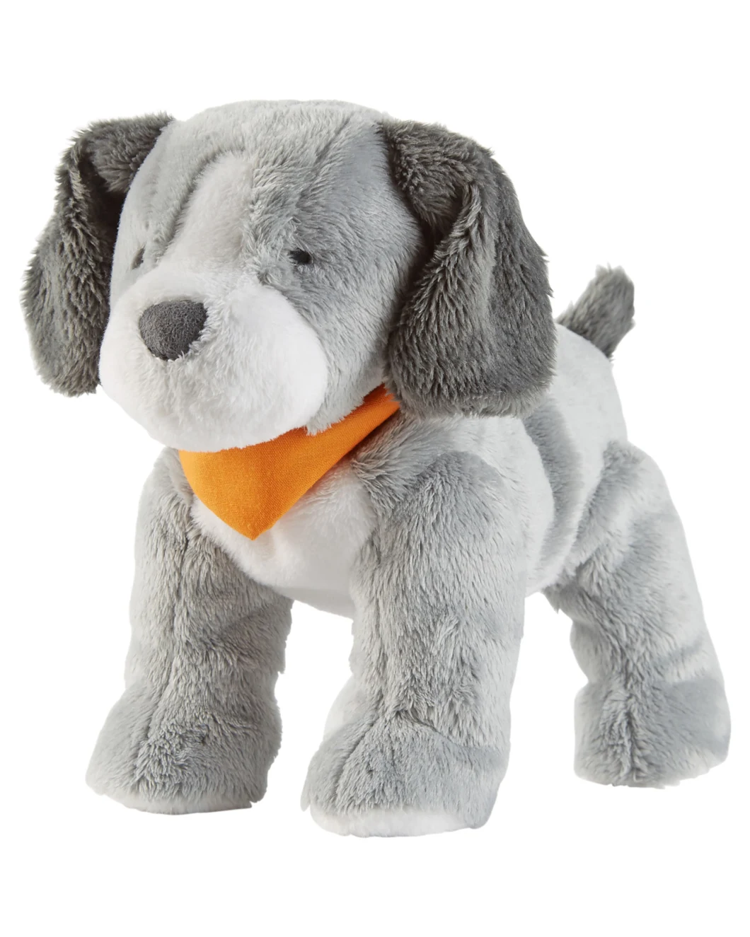 Plush Grey Dog Toy Animal Cushion Wholesale Gifts