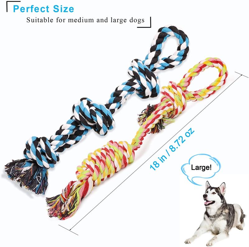 Dog Rope Toys Dog Grinding Teeth 2 Nearly Indestructible Dog Toys