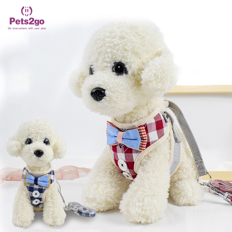 Button Traction Chest Strap Mesh Breathable Traction Rope Adjustable Dog Walking Rope Pet Supply Wholesale