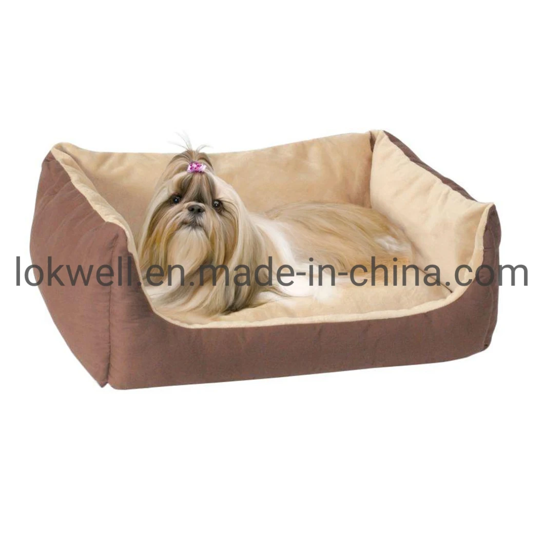 Plush Dog Bed Stuffed Pet Cushion OEM Manufacturer