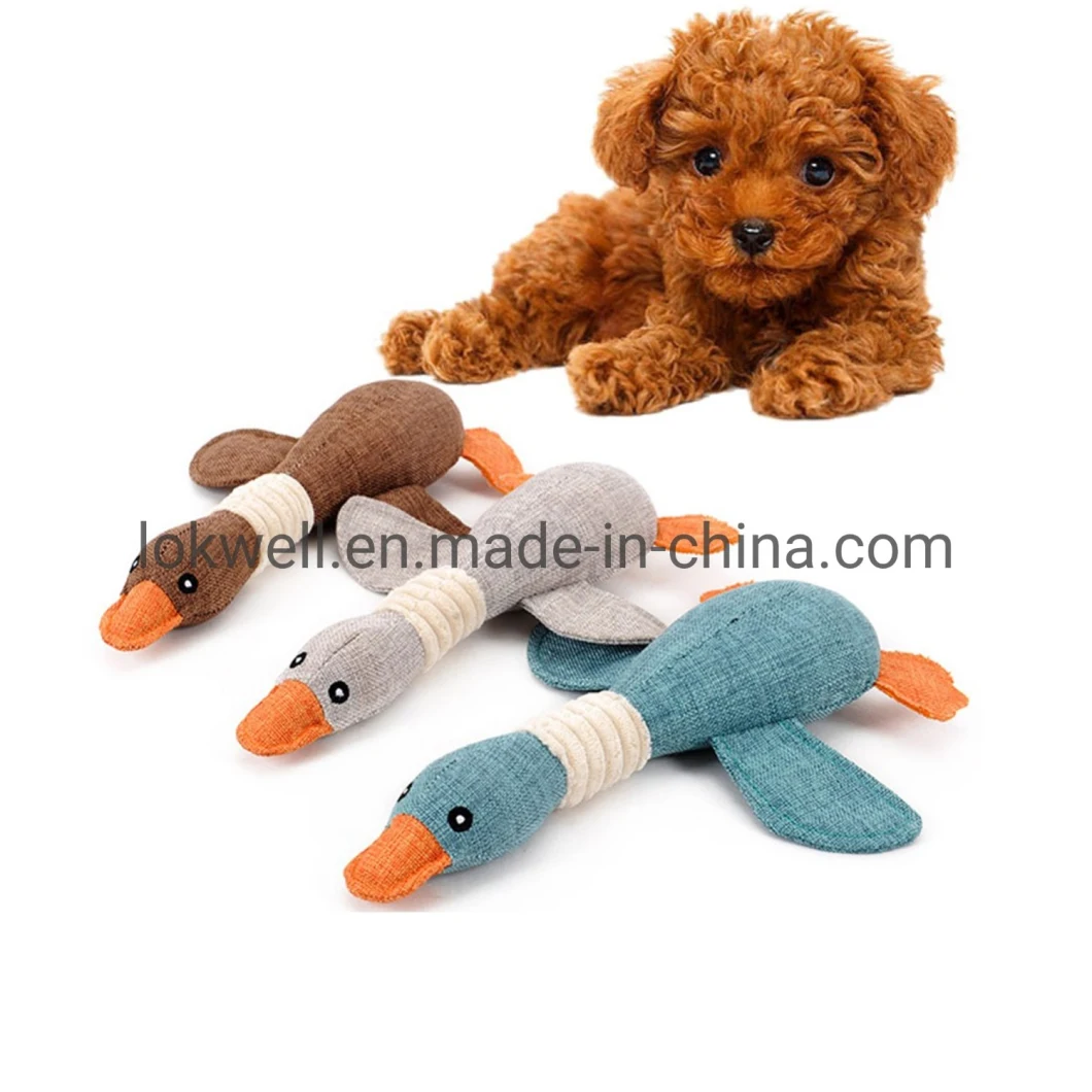 Animals Toy Pet Product Plush Stuffed Dog Chew Toys Customized