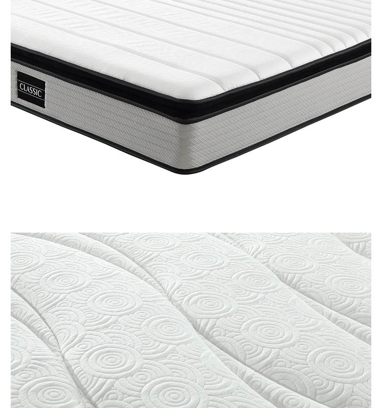 Customized Pillow Top Design 10 Inch Spring Beds Mattresses