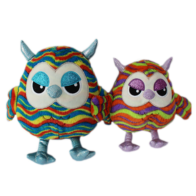 20cm 25cm Lovely Owl Unstuffed Plush Toys for Children DIY Toys