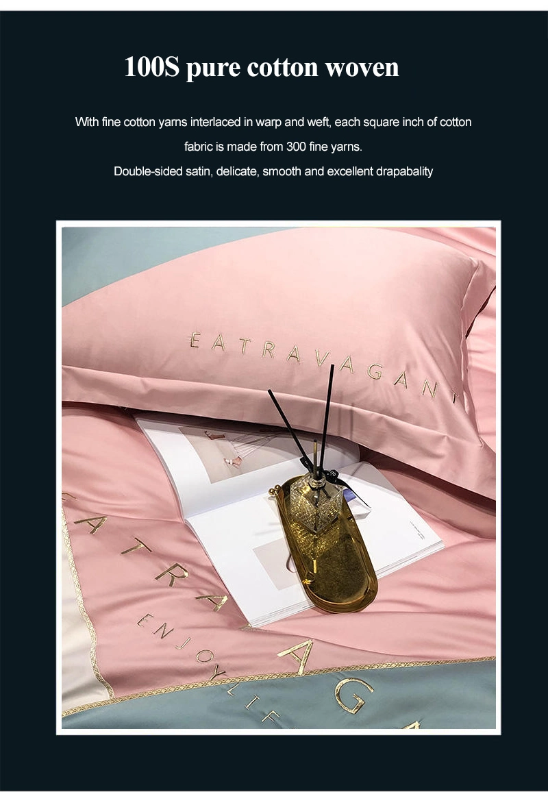 Luxurious Wedding Bed Sheet Set Mix & Match Color Comfortable 100% Silk California  King Bed