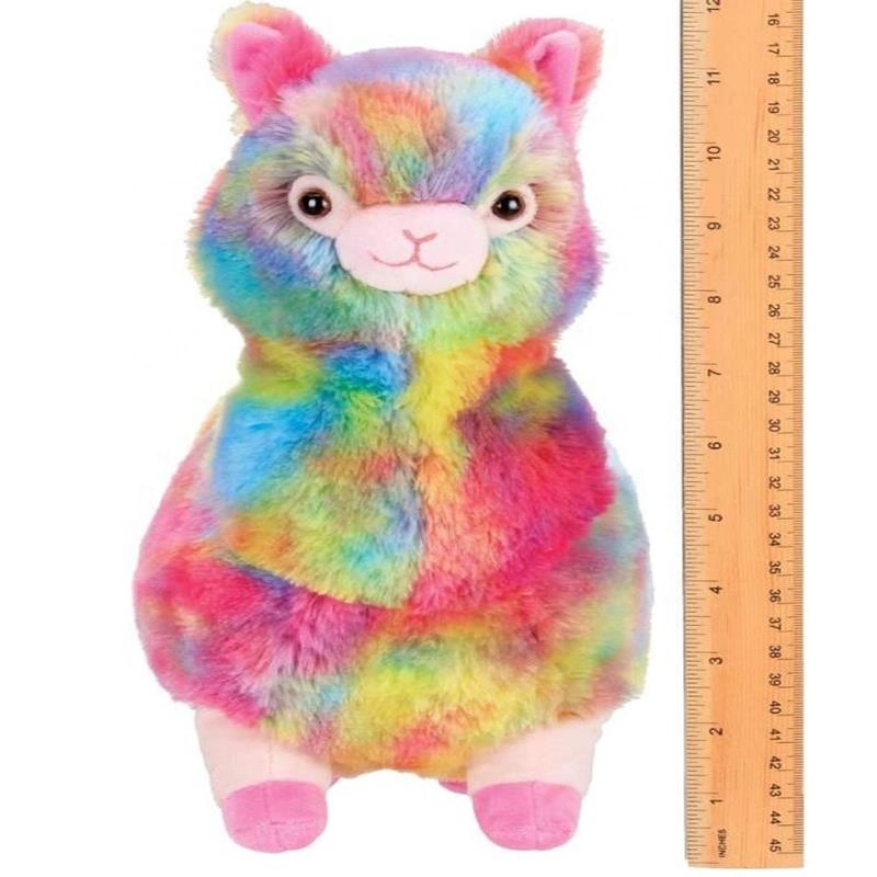 Manufacturer Professional Custom Alpaca Plush Toy Soft Llama Stuffed Toy Animal Baby Rainbow Alpaca Plush Toy