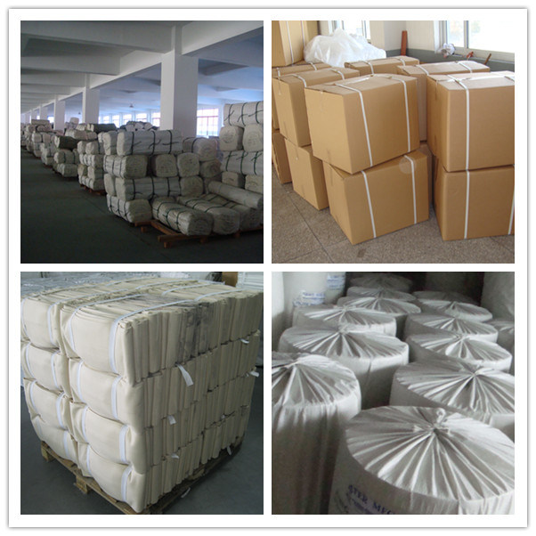 Industrial Cement Aramid Filtration Felt / Nomex Filter Needle Felt