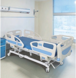 Five-Function Manual Care Hospital Bed Medical Bed Patient Bed Patient Cot