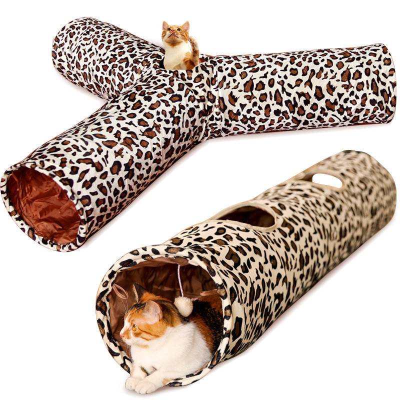 Cat Tent Cat Toy Three with Ringing Paper Channel Foldable