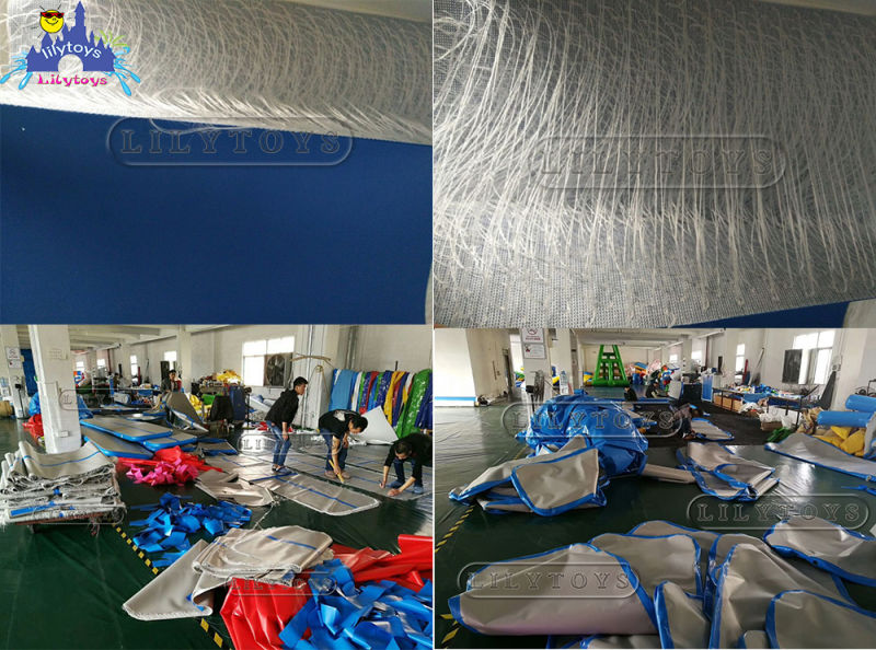 Land or Water Used Yoga Mat, Inflatable Mat for Gymnastics