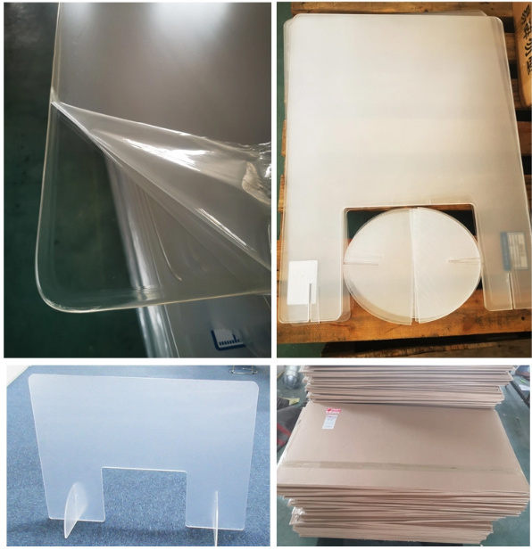 acrylic barrier social distancing protective plexiglass acrylic
