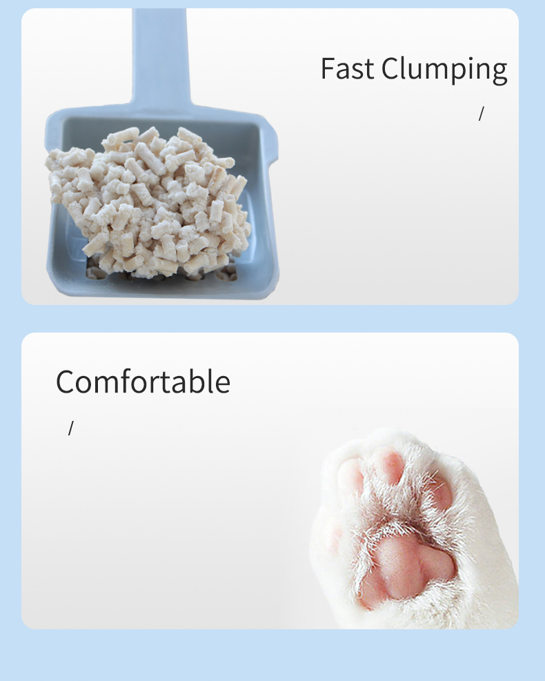 Bulk Quick Clumping Dust-Free Degradable Tofu Cat Litter Pet Supplies