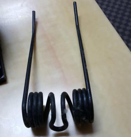 OEM Stainless Steel Long Leg Torsion Spring with Double Ears