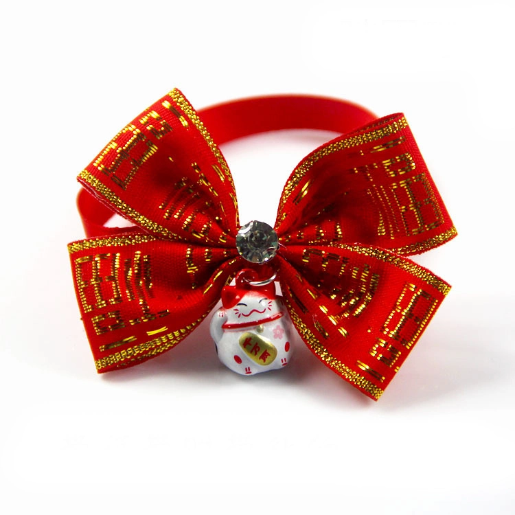 New Year's Variety of Multi-Color Holiday Series Pet Bow Tie Pet Accessories