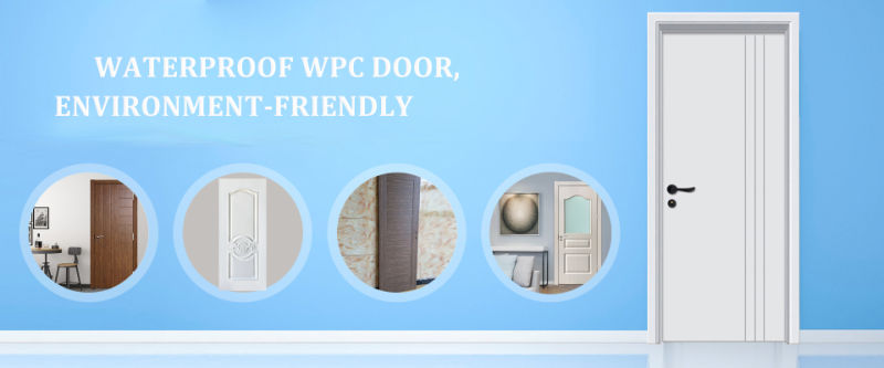Newly Design WPC Wood Plastic Composite Door for Interior Bedroom