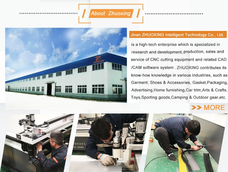 High Accuracy of Jinan Zhuoxing CNC Camping Tent/Sleeping Bag Cutting Machine