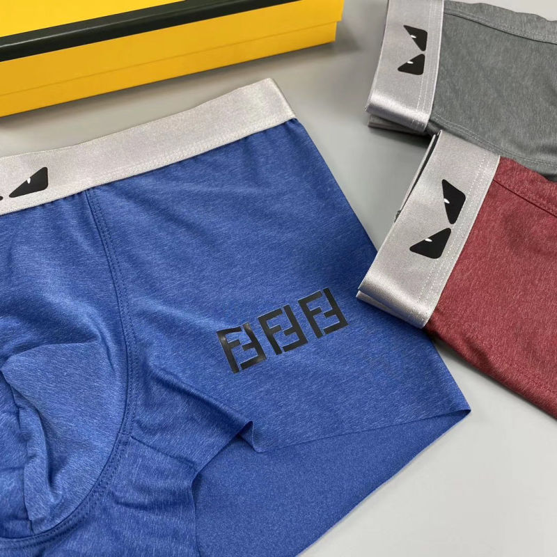 Classic Series Men's Ice Silk Boxed Underwear Bz50